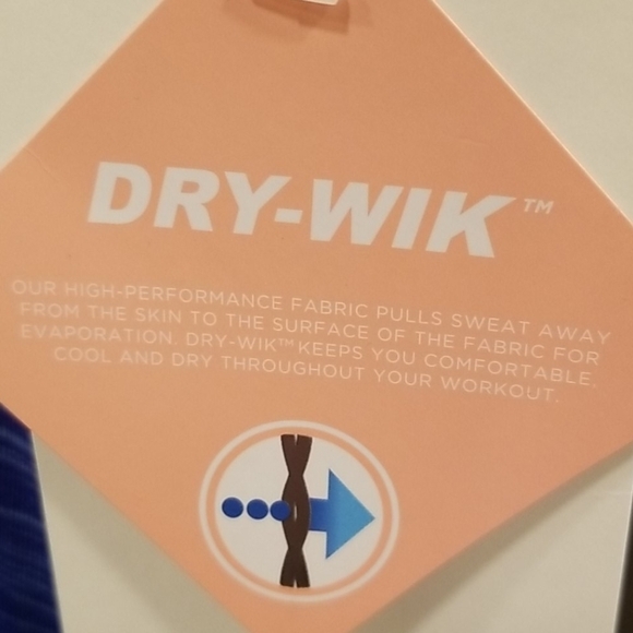 💕MARIKA💕 Lapis Crossover Tank Dry-Wik ~ Blue - Picture 8 of 10